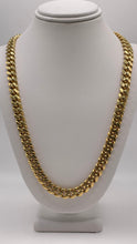 Load image into Gallery viewer, 7.6mm Solid Miami Cuban Link Chain In 10 KT Yellow Gold