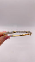 Load image into Gallery viewer, CZ Bangle In 10 KT Yellow Gold