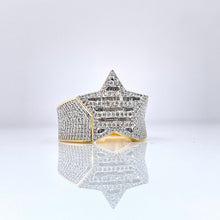 Load image into Gallery viewer, 1.23 CT. T.D.W Natural Diamond Star Ring In 10 KT Yellow Gold