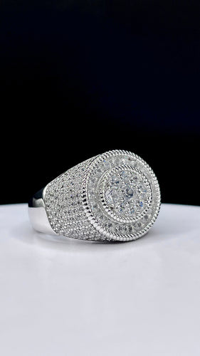 Men’s Silver Ring With CZ