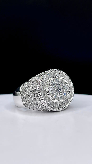 Men’s Silver Ring With CZ