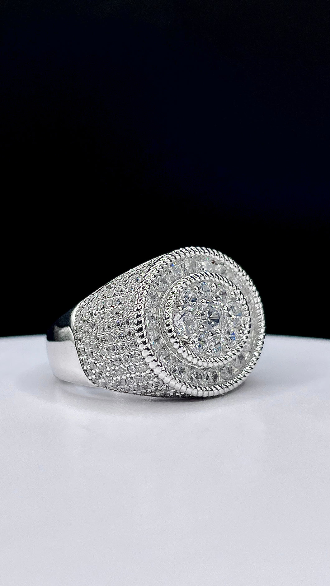 Men’s Silver Ring With CZ