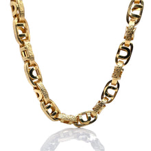 Load image into Gallery viewer, 8mm Unique Chain In 10 KT Yellow Gold