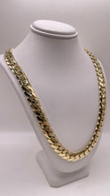 Load image into Gallery viewer, 10mm Solid Miami Cuban Link Chain In 10 KT Yellow Gold