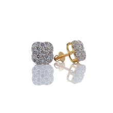 Load image into Gallery viewer, 0.70 CT. T.W Lab Grown Diamond Stud Earrings In 10 KT Yellow Gold