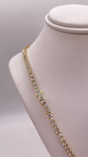 Load image into Gallery viewer, 18.80 CT. Lab Grown Brilliant Cut Tennis Chain In 10 KT Yellow Gold