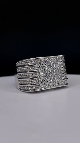 Men’s Silver Ring With CZ