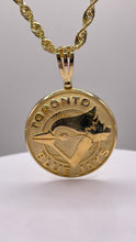 Load image into Gallery viewer, Toronto Blue Jays Pendent In 10 KT Yellow Gold