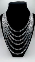 Load image into Gallery viewer, 4mm Curb Link Chain In Silver