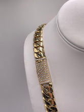 Load image into Gallery viewer, 13.8mm Solid Miami Cuban Chain Featuring Natural Diamond Box Lock