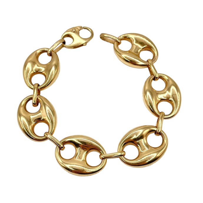 16mm Puff Gucci Bracelet In 10 KT Yellow Gold