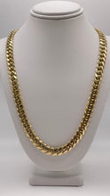 Load image into Gallery viewer, 7.7mm Solid Miami Cuban Link Chain In 10 KT Yellow Gold