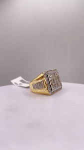 2.24 CT. Natural Diamond Men’s Ring In 10 KT Yellow Gold