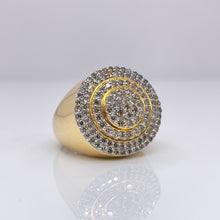Load image into Gallery viewer, 1.50 CT. Natural Diamond Men’s Round Shape Ring In 10 KT Yellow Gold