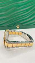 Load image into Gallery viewer, 41mm Two-Tone 18 KT DateJust Rolex Watch With VS Natural Diamonds &amp; Champagne Diamond Dial