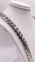 Load image into Gallery viewer, 10mm Solid Miami Cuban Link Chain In 10 KT White Gold