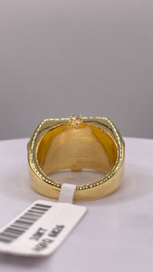 1.09 CT. Natural Diamond Men’s Comfort Fit Ring In 10 KT Yellow Gold