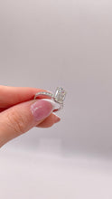 Load image into Gallery viewer, 3.43 CT. T.W Emerald-Cut Certified Lab Created Diamond Engagement Ring