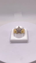 Load image into Gallery viewer, 0.34 CT. Natural Diamond Star Ring In 10 KT Yellow Gold