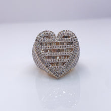 Load image into Gallery viewer, 2.76 CT. Natural Diamond Heart Shape Ring In 10 KT Yellow Gold