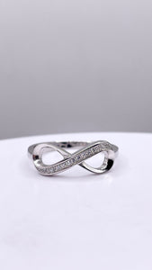 Women’s Infiniti Ring In Silver With CZ