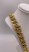 Load image into Gallery viewer, 14mm Miami Cuban Link Chain In 10 KT Yellow Gold