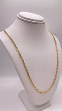 Load image into Gallery viewer, 2.5mm Hermes Link Chain In 10 KT Yellow Gold