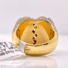 Load image into Gallery viewer, 2.83 CT. Natural Diamond Broken Heart Ring In 10 KT Yellow Gold