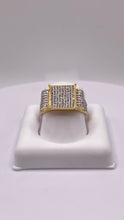 Load image into Gallery viewer, 0.62 CT. Natural Diamond Women’s Square Shape Ring In 10 KT Yellow Gold