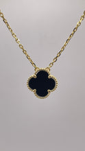 Load image into Gallery viewer, Clover Necklace In 10 KT Yellow Gold