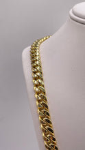 Load image into Gallery viewer, 7.6mm Miami Cuban Link Chain In 14 KT Yellow Gold