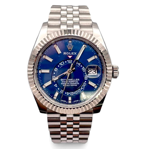 42mm Skydweller Rolex Blue Dial