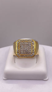 1.03 CT. Natural Diamond Men’s Ring In 10 KT Yellow Gold