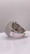 Load image into Gallery viewer, Silver Allah Men’s Ring With CZ