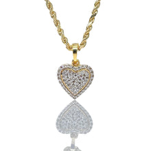 Load image into Gallery viewer, 0.27 CT. Natural Diamond Heart Pendant In 10 KT Yellow Gold