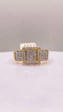 Load image into Gallery viewer, Women’s Square Shape Ring In 10 KT Yellow Gold