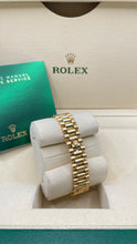 Load image into Gallery viewer, 28mm Ladies Rolex DateJust Watch 18 KT With Silver Diamond Dial