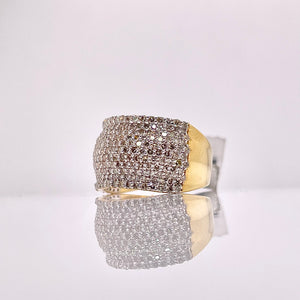 1.83 CT. Natural Diamond Ring In 10 KT Yellow Gold