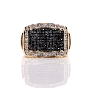 0.93 CT. Natural Diamond Men’s Ring In 10 KT Yellow Gold