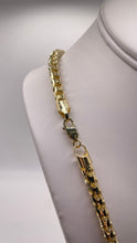 Load image into Gallery viewer, 5.9mm Solid Diamond Cut Millennium Franco Link Chain In 10 KT Yellow Gold