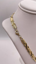 Load image into Gallery viewer, 6.9mm Fancy Link Necklace In 10 KT Yellow Gold