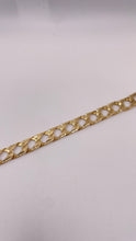 Load image into Gallery viewer, 7.6mm Men’s Link Bracelet In 10 KT Yellow Gold