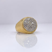 Load image into Gallery viewer, 1.00 CT. Natural Diamond Men’s Round Shape Ring In 10 KT Yellow Gold
