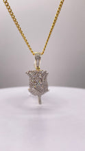 Load image into Gallery viewer, 0.60 CT. Natural Diamond Rose Pendent In 10 KT Yellow Gold