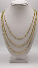 Load image into Gallery viewer, 3.0mm Diamond-Cut Puff Gucci Link Chain In 10 KT Yellow Gold