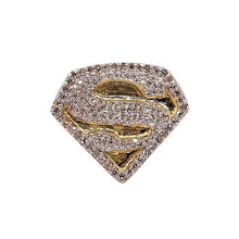 Load image into Gallery viewer, 0.57 CT. Natural Diamond Superman Ring In 10 KT Yellow Gold
