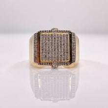 Load image into Gallery viewer, 0.58 CT. Natural Diamond Men’s Ring In 10 KT Yellow Gold