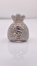Load image into Gallery viewer, 7.12 CT. Lab Grown Diamond Men’s Money Bag Ring In 10 KT Yellow Gold