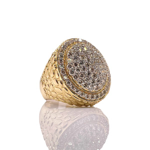 2.68 CT. Natural Diamond Men’s Oval Shape Ring
