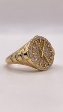 Load image into Gallery viewer, Watch Ring In 10 KT Yellow Gold With CZ
